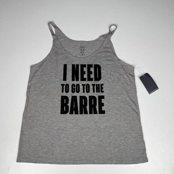 Yoga RX Grey Tank Top Sz M/L NWT - Picture 2 of 7